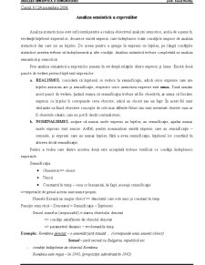 Analiza semiotică a comunicării - curs 6 - analiza semiotică a expresiilor - Pagina 1