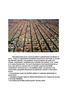 Planificare urbană - studiu de caz Barcelona - Pagina 1