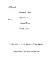 Convertorul Electromecanic Sincron - Pagina 1