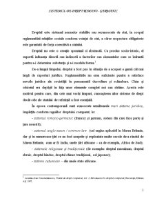 Sistemul de drept româno germanic - Pagina 2