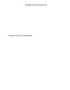 Contractul de Concesiune - Pagina 1