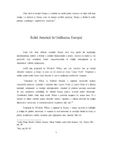 SUA și rolul său în unificarea Europei - Pagina 5