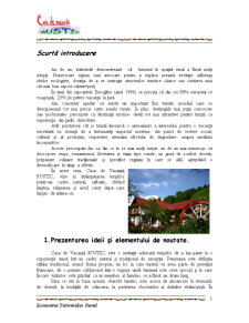 Proiect turistic - Casa de Vacanță Rustic - Pagina 1