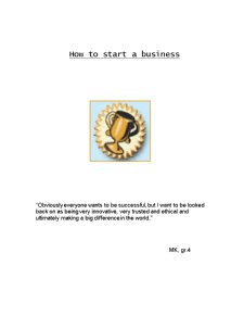 How to Start a Business - Pagina 1