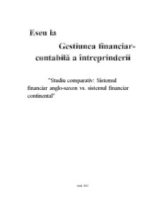 Gestiunea financiar-contabilă a întreprinderii - Pagina 1