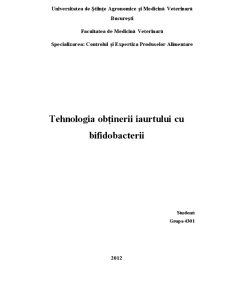 Tehnologia Obținerii Iaurtului cu Bifidobacterii - Pagina 4