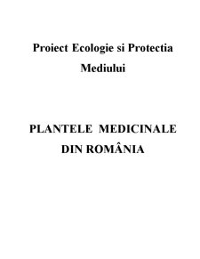 Plantele Medicinale din România - Pagina 2
