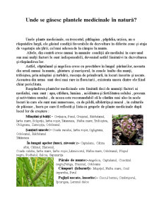 Plantele Medicinale din România - Pagina 5