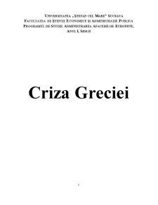 Criza Greciei - Pagina 1