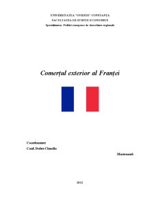 Comerțul Exterior al Franței - Pagina 1