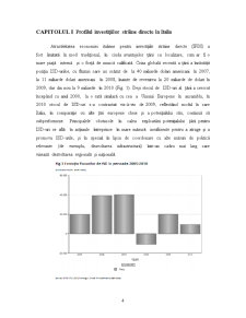Investițiile Străine Directe în Italia - Pagina 4