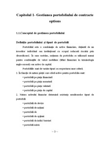 Gestiunea portofoliului de contracte Options pe piața de capital românească - Pagina 3