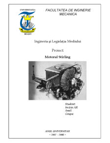Motorul Stirling - Pagina 1
