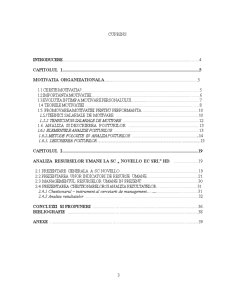 Evaluarea Resuselor Umane la SC Novello SRL - Pagina 3