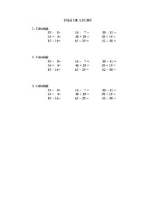 Adunări și scăderi în concentrul 0 - 100, cu trecere peste ordin - Pagina 5