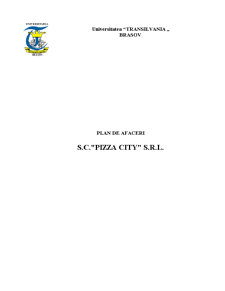 Plan de Afaceri SC Pizza City SRL - Pagina 1