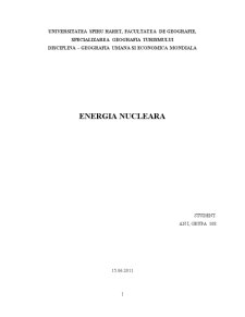Energia nucleară - Pagina 1