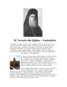 Sf. Nectarie din Eghina - 9 noiembrie - Pagina 1