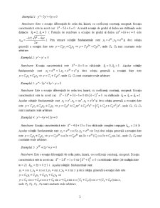 Ecuații Diferențiale de Ordin Superior Liniare cu Coeficienți Constanți - Pagina 2