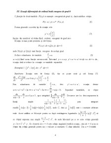 Ecuații Diferențiale Ordinare de Ordinul Întâi Integrabile prin Cuadraturi - Pagina 4