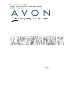 SC Avon Cosmetics România SRL - Pagina 1