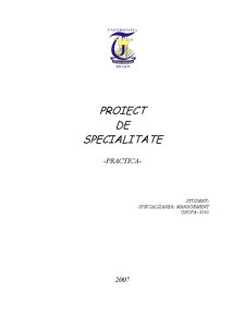 Proiect de specialitate - SC Omnimpex Hârtia SA - Pagina 1
