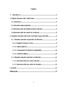 Măsurile educative din cod penal și din noul cod penal - Pagina 2