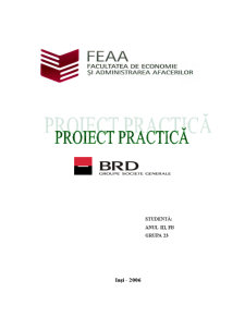 Proiect practică - Banca Română pentru Dezvoltare - Pagina 1