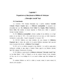 Gestiunea Financiara a unei Institutii din Domeniul Culturii - Biblioteca Gheorghe Asachi Iasi - Pagina 2