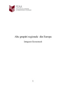Alte Grupări Regionale din Europa - Pagina 1