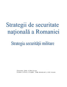 Strategii de Securitate Națională a Romaniei - Pagina 1