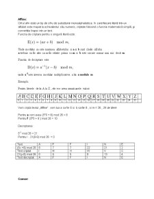 Criptarea Textelor cu Ajutorul Algoritmului Caesar și Affine - Pagina 2