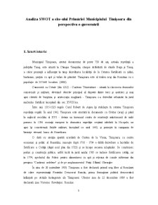 Analiza SWOT a Site-ului Primăriei Municipiului Timișoara din Perspectiva e-guvernării - Pagina 3