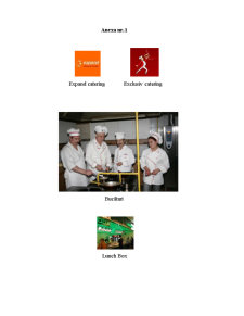 Studiul privind concurența în cadrul restaurantelor cu regim catering din Municipiul Cluj-Napoca - Pagina 1