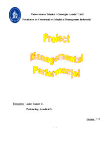 Managementul Performanței - Pagina 1