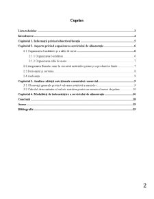 Studiu privind calitatea serviciilor de alimentație la Gran'Dor - Pagina 2