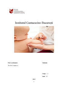 Institutul Cantacuzino București - Pagina 1