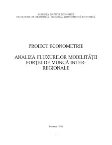 Analiza fluxurilor mobilității forței de muncă inter-regionale în România - Pagina 1