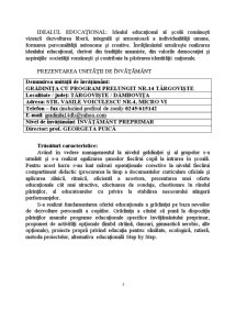 Analiza diagnostic - grădinița cu program prelungit numărul 14 Târgoviște - Pagina 3