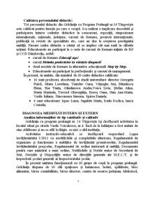 Analiza diagnostic - grădinița cu program prelungit numărul 14 Târgoviște - Pagina 5