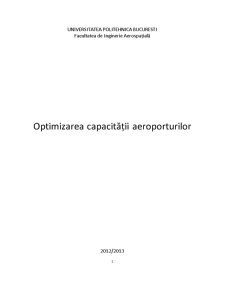 Optimizarea Capacității Aeroporturilor - Pagina 1