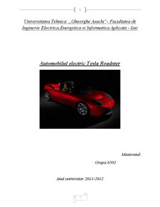 Sisteme electrice pentru tracțiune și automobile - Pagina 1