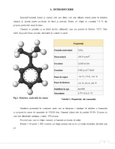 Alchilare benzen cu propilenă la cumen - Pagina 4
