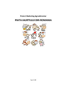 Piața iaurtului din România - Pagina 1