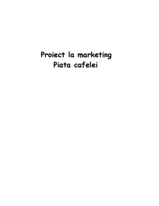 Piața cafelei - Pagina 1
