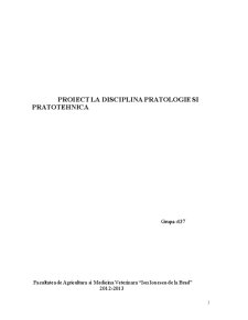 Pratologie și Pratotehnica - Pagina 1