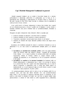 Aplicabilitatea Modelului Managerial Tradițional în Administrația Publică din România - Pagina 4