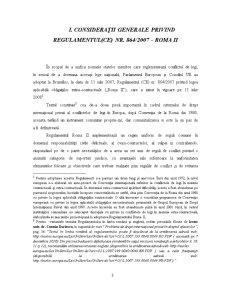 Reglementări comunitare privind conflictele de legi în materia obligațiilor extracontractuale - Roma II - Pagina 3