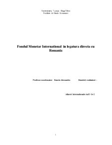 FMI și legăturile cu România - Pagina 1
