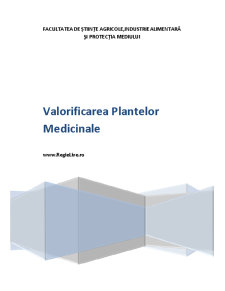 Valorificarea Plantelor Medicinale - Pagina 1